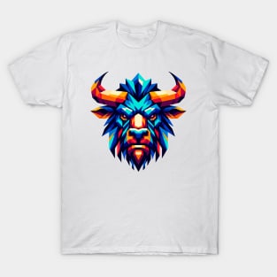 Geometric Minotaur: Mythical Beast Art T-Shirt